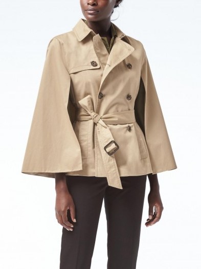Banana Republic Trench Cape ~ chic capes - flipped