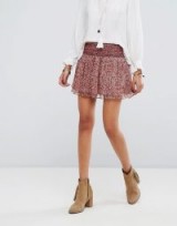 Vanessa Bruno Athe Holly Skirt | floral chiffon mini skirts