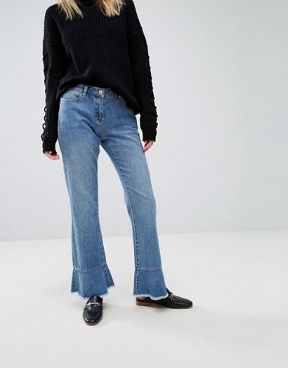 Vero Moda Ruffle Hem Jeans - flipped