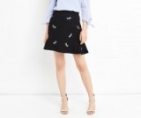 Oasis ZSL DRAGON FLY EMBROIDERED SKIRT