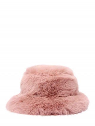 ANGEL CHEN FAUX FUR HAT – pink fluffy hats - flipped