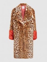 BAUM UND PFERDGARTEN‎ Davan Faux Fur Coat | winter statement coats | leopard print