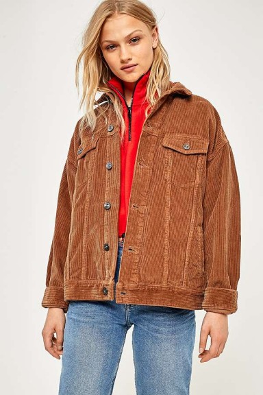 BDG Western Brown Corduroy Jacket ~ casual brown cord jackets