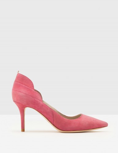 BODEN CARRIE MID HEEL COURTS / rose-pink court shoes