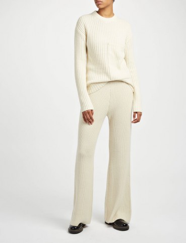 JOSEPH Cashmere Luxe Trousers | knitted fashion