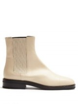JIL SANDER Contrast-sole leather ankle boots
