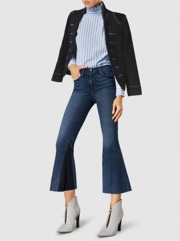 ‎FRAME‎ Le Crop Bell Mid-Rise Flared Jeans - flipped