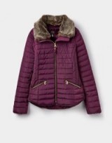 JOULES GOSLING PADDED JACKET / faux fur collar jackets