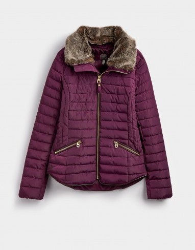 JOULES GOSLING PADDED JACKET / faux fur collar jackets - flipped