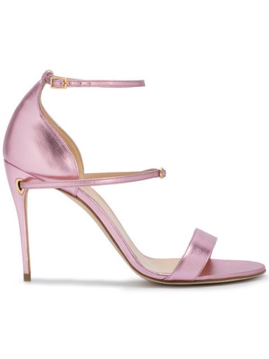 JENNIFER CHAMANDI Pink Rolando 105 Heeled Sandals