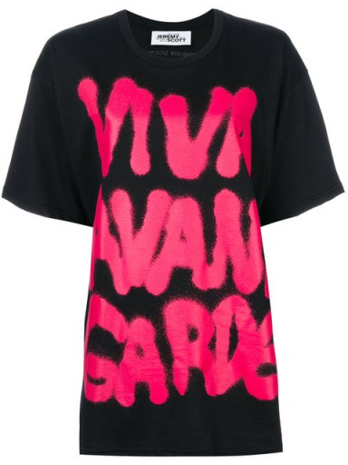 JEREMY SCOTT Viva Avant T-shirt / slogan t-shirts