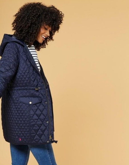 JOULES LALESTONE QUILTED COAT / warm winter coats - flipped