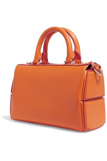 EMILIO PUCCI Bright Orange Leather tote – top handle bags - flipped