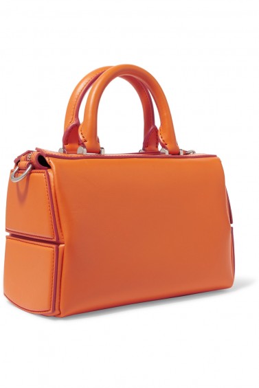 EMILIO PUCCI Bright Orange Leather tote – top handle bags