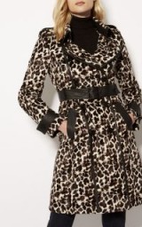 KAREN MILLEN LEOPARD PRINT COAT / glamorous coats / animal prints