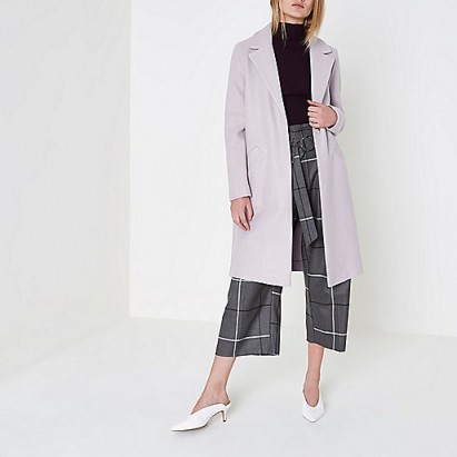 River Island Lilac tailored coat