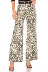 LPA X REVOLVE 88 lurex leopard wide leg pants | animal print trousers