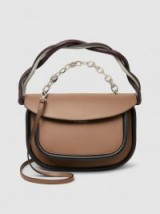 MARNI‎ Colour-Block Leather Shoulder Bag ~ luxe handbags