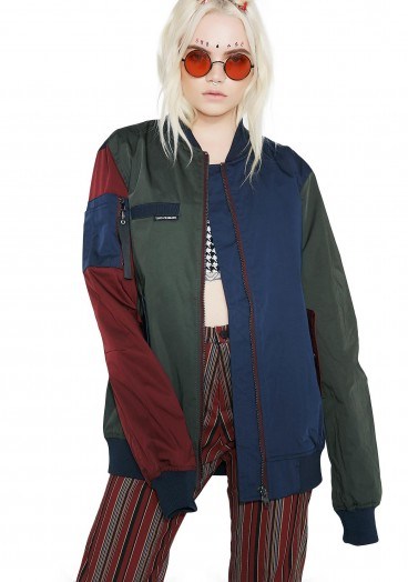 Members Only COLOR BLOCK BOMBER JACKET | casual multi-coloured jackets - flipped