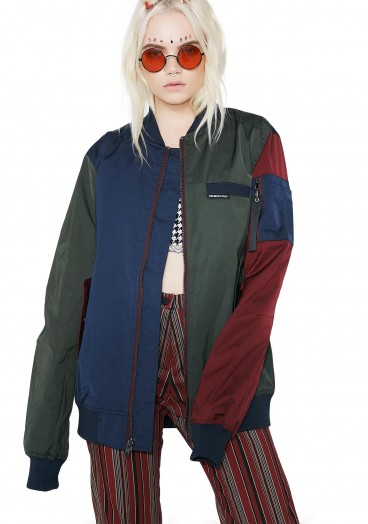 Members Only COLOR BLOCK BOMBER JACKET | casual multi-coloured jackets
