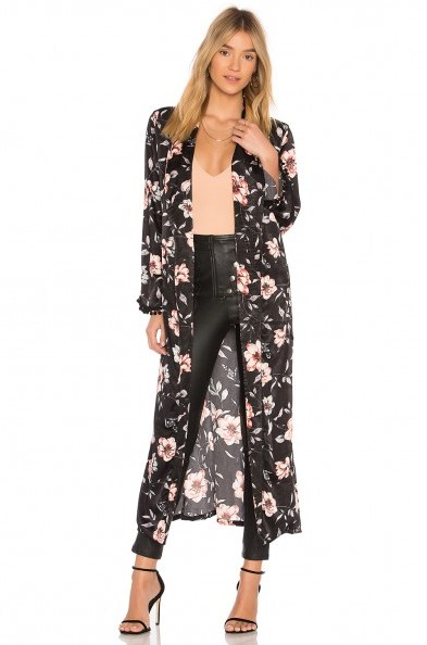 MISA Los Angeles MALINA KIMONO | long kimonos | floral coats - flipped