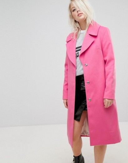 Miss Selfridge Tailored Jacket – bubblegum-pink coats