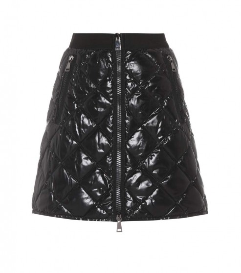 MONCLER Quilted down skirt / glossy a line skirts