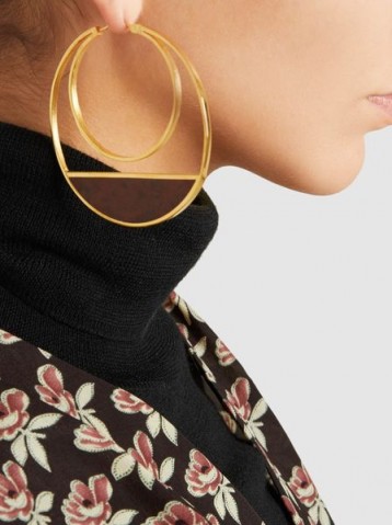 MONICA SORDO‎ Callao Earrings | large gold hoops