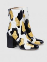 PETAR PETROV‎ Sindhu Patterned Leather Ankle Boots