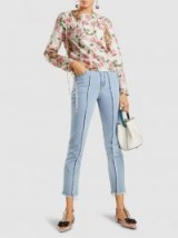 ROKH‎ Distressed Cropped Skinny Jeans