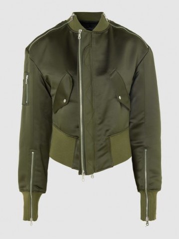 ROKH‎ Double Zip Bomber Jacket ~ casual luxe jackets - flipped