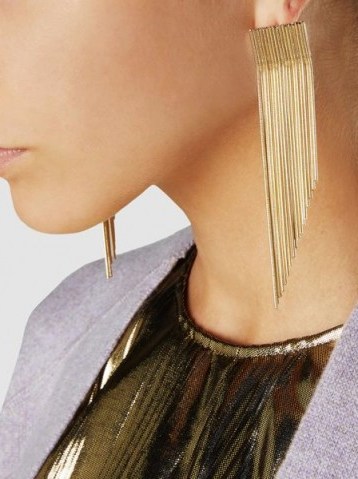 ROSANTICA‎ Waterfall Ambra Earrings ~ statement jewellery - flipped