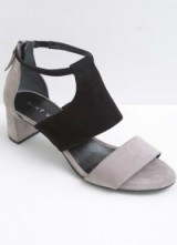 MINT VELVET ROSEY MINK CHUNKY HEEL SANDAL / stylish block heeled sandals