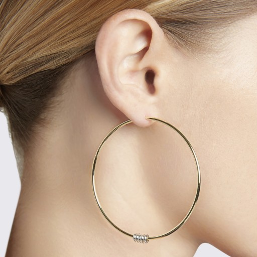 Spinelli Kilcollin LEELA HOOP EARRINGS ~ large chic hoops ~ stylish jewellery