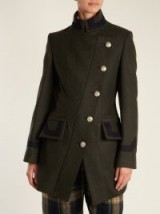 VIVIENNE WESTWOOD ANGLOMANIA States wool-blend military coat | stylish asymmetric winter coats