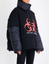 VETEMENTS Volunteer shell puffer jacket | designer winter jackets