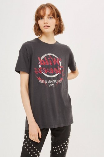Topshop Wild Flowers Rock T-Shirt / graphic/slogan t-shirts - flipped