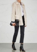 STAND Alexa stone faux fur jacket | luxe winter coats | effortless style jackets