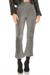 AMUSE SOCIETY GLAM PANT | black metallic thread pants | shimmering trousers