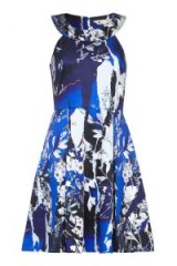 Yumi Botanical Stardust Dress – blue floral party dresses