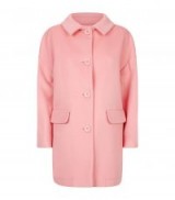 Boutique Moschino Quilted Blend Coat ~ pretty pink coats