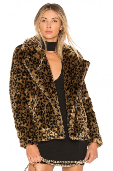 by the way. DALLAS FAUX FUR COAT | glam winter wear | animal print coats