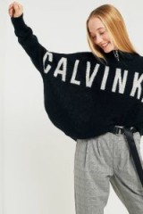 Calvin Klein Jeans Dolman Sleeve Logo Jumper / designer jumpers
