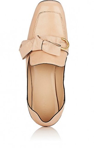 CHLOÉ Quincey Leather Loafers ~ luxe fold down back loafer - flipped
