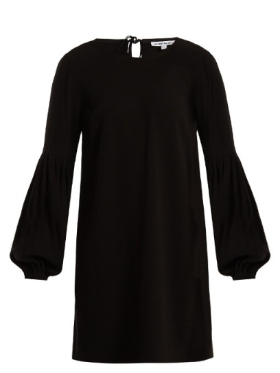 ELIZABETH AND JAMES Claudia scoop-neck crepe-cady dress ~ chic lbd