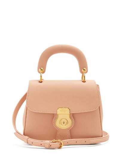 BURBERRY DK88 leather bag ~ small pink luxe bags