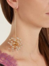 ELLERY Dr. Mom pendant-drop gold-plated earrings ~ statement jewellery