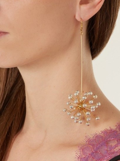 ELLERY Dr. Mom pendant-drop gold-plated earrings ~ statement jewellery - flipped