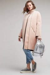 Notes Du Nord Janina Faux Shearling Coat | pink cocoon coats | winter luxe