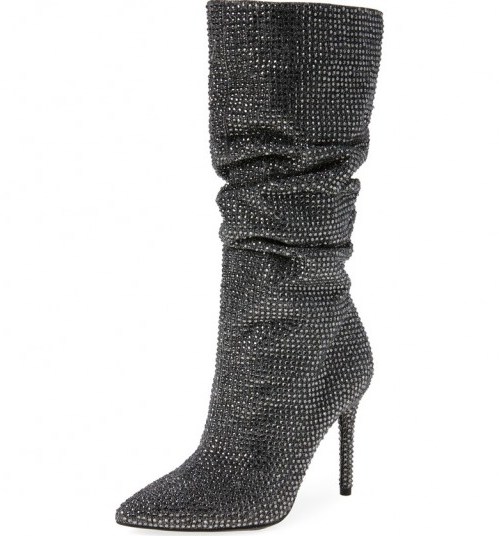 JESSICA SIMPSON Layzer Embellished Slouch Boot | crystal slouchy boots - flipped